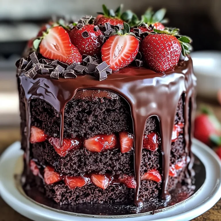 Chocolate Strawberry Cake Recipe: Indulgent Dessert Tips