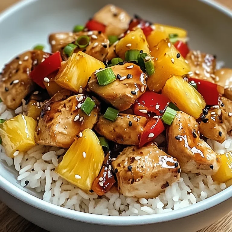 Create a Flavorful Pineapple Chicken and Rice in Just 30 Minutes!
