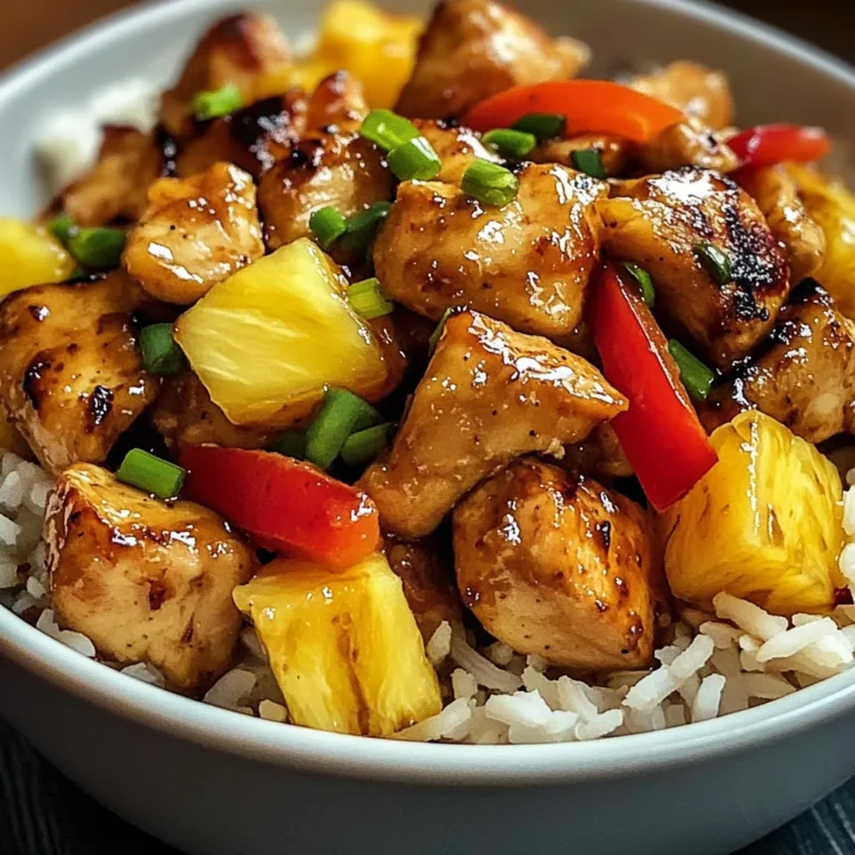 Disgustingly Easy Pineapple Chicken and Rice in 30