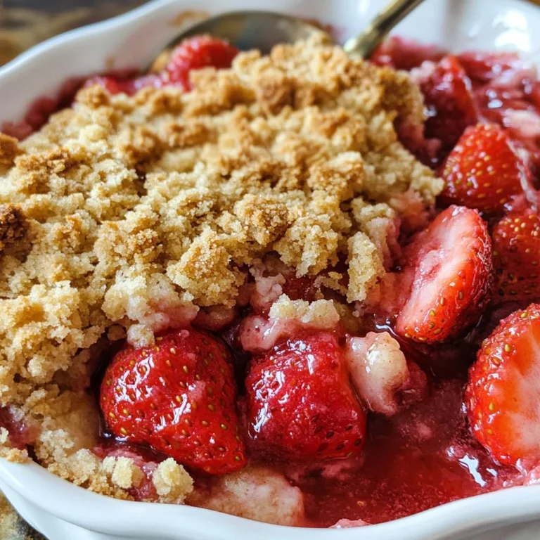 Easy Strawberry Crisp