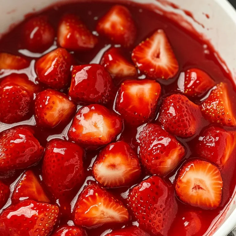 Easy Strawberry Topping (Strawberry Sauce)