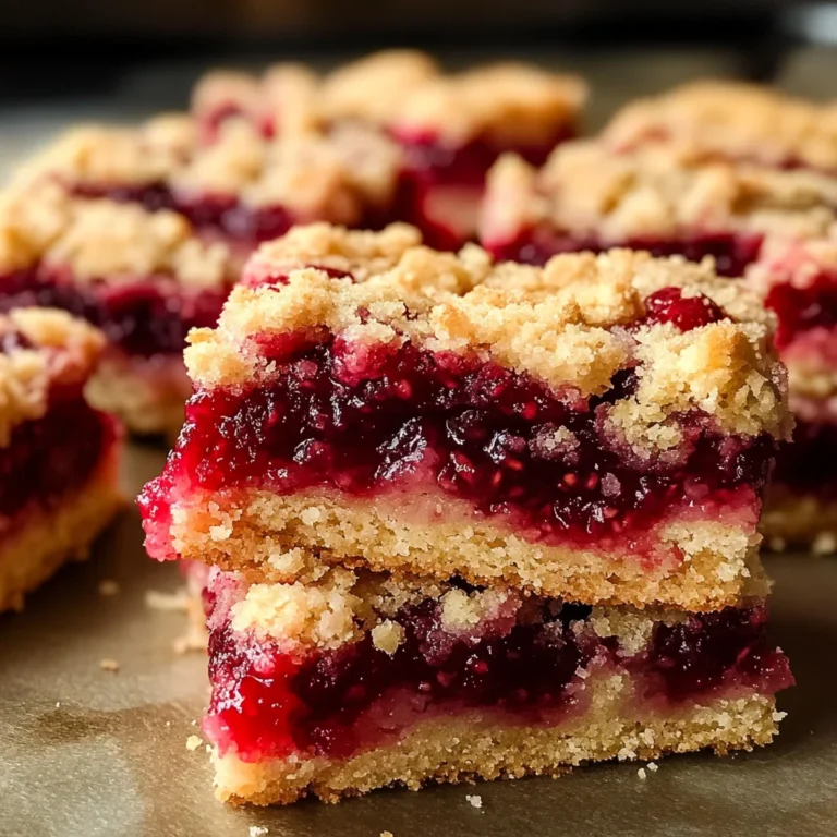 Fabulous Five Ingredient Raspberry Bars