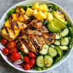 Grilled Pineapple Chicken Salad
