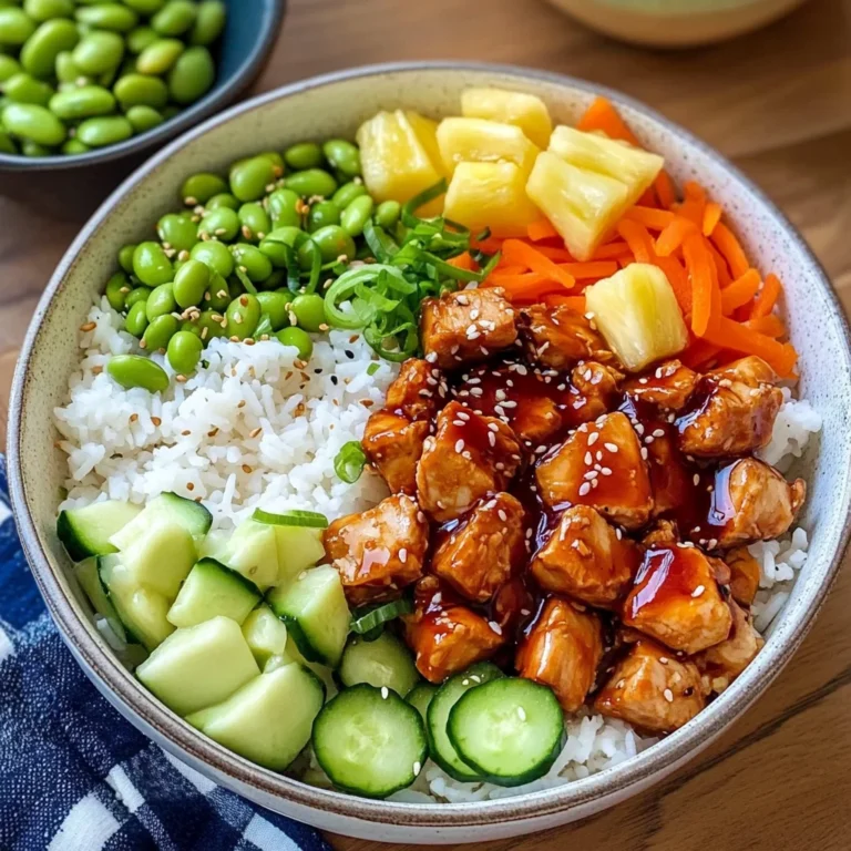 Hawaiian Chicken Poke Bowl