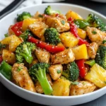 Healthy Pineapple Chicken Stir Fry Recipe
