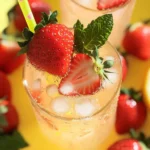 Homemade Strawberry Lemonade