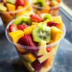 Homemade Tropical Fruit Cups