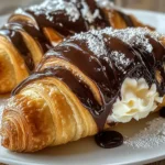 Indulgent Boston Cream Pie Croissants for Your Sweet Tooth