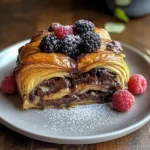 Indulgent Decadent Chocolate Croissant Breakfast Bake Delight