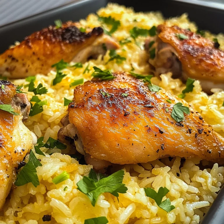 Oven Baked Chicken and Rice Recipe