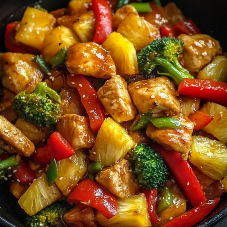 Pineapple Chicken Stir Fry