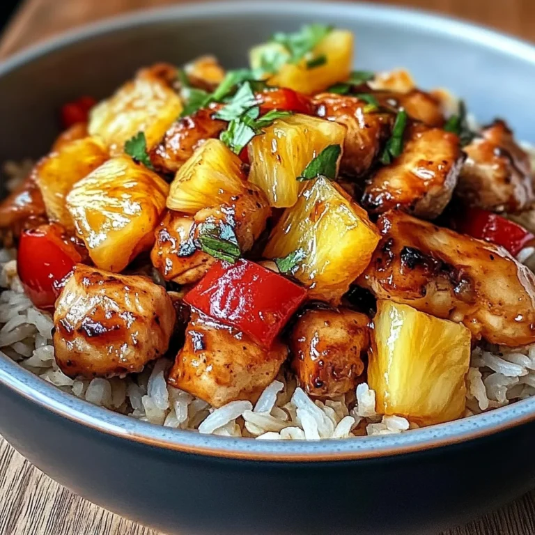 Pineapple Chicken & Rice: Sweet, Savory Yum Dinner