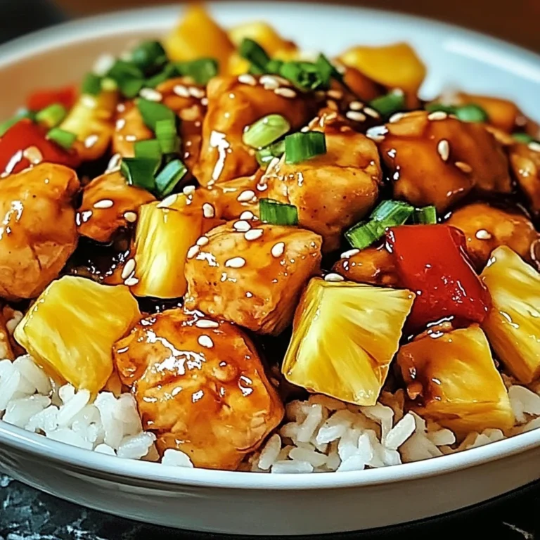 Pineapple Chicken and Rice: A Sweet and Savory Weeknight Favorite