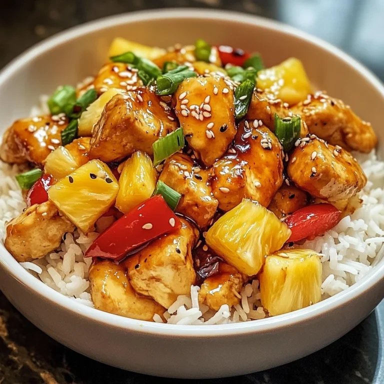 Pineapple Chicken and Rice: Sweet, Savory, Effortlessly Easy Recipe