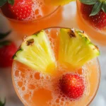 Pineapple Strawberry Agua Fresca