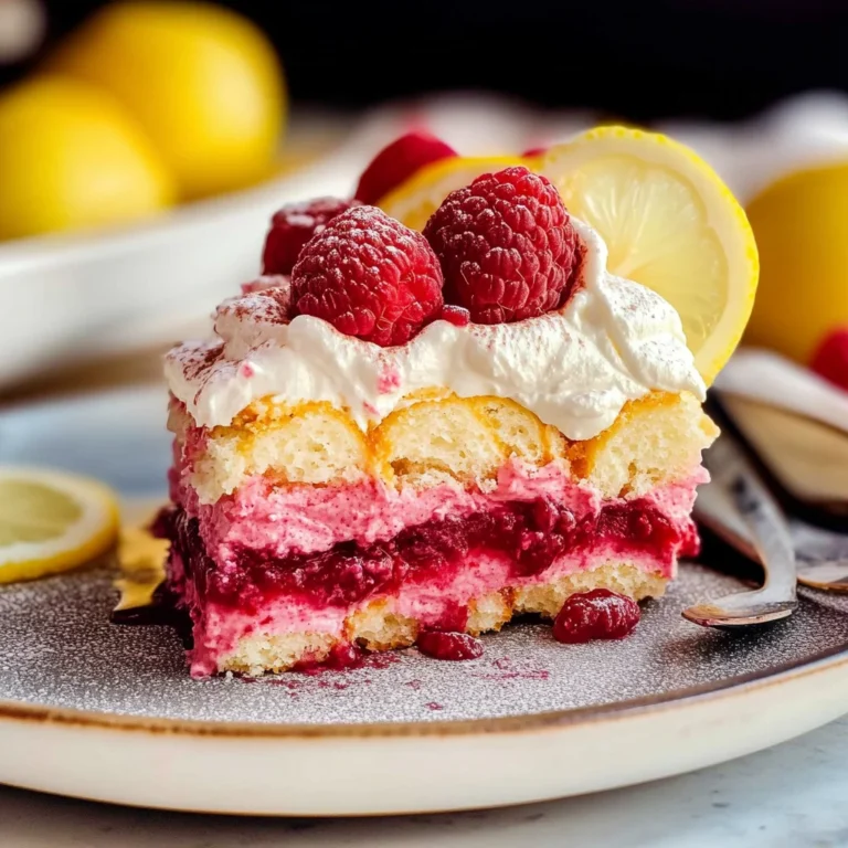 Raspberry Tiramisu