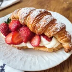 Strawberries and Cream Croissants