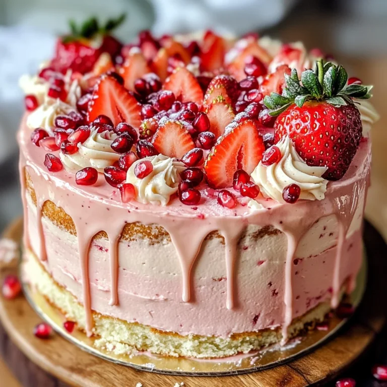 Strawberry Cchicken chicken hampagne Cake Recipe