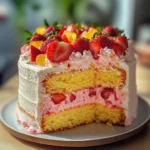 Strawberry Lemonade Cake