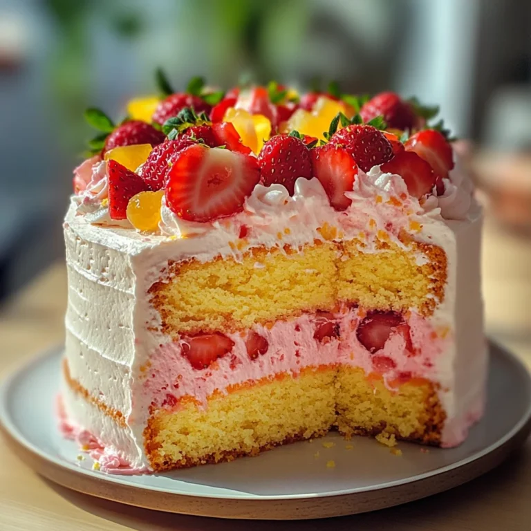 Strawberry Lemonade Cake