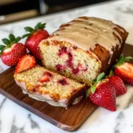 Strawberry Quick Bread with Fresh Berries