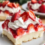 Strawberry Shortcake Poke Cake