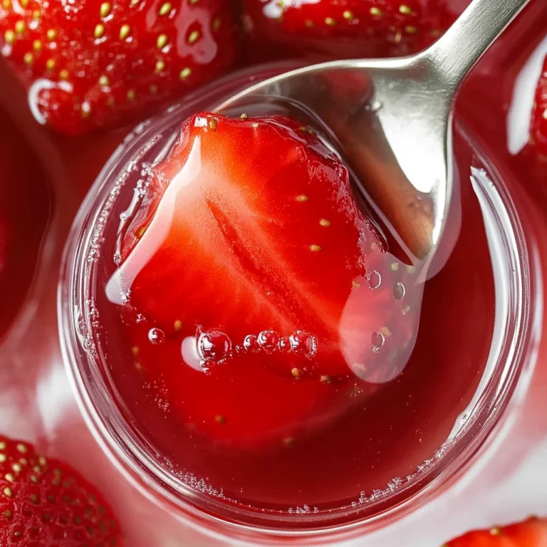 Strawberry Simple Syrup