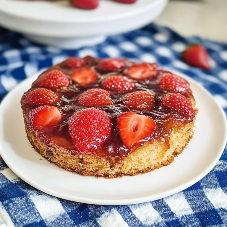 Strawberry Upside Down Cake