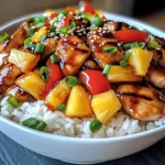 Teriyaki Pineapple Chicken Bowls: A Flavorful Delight!